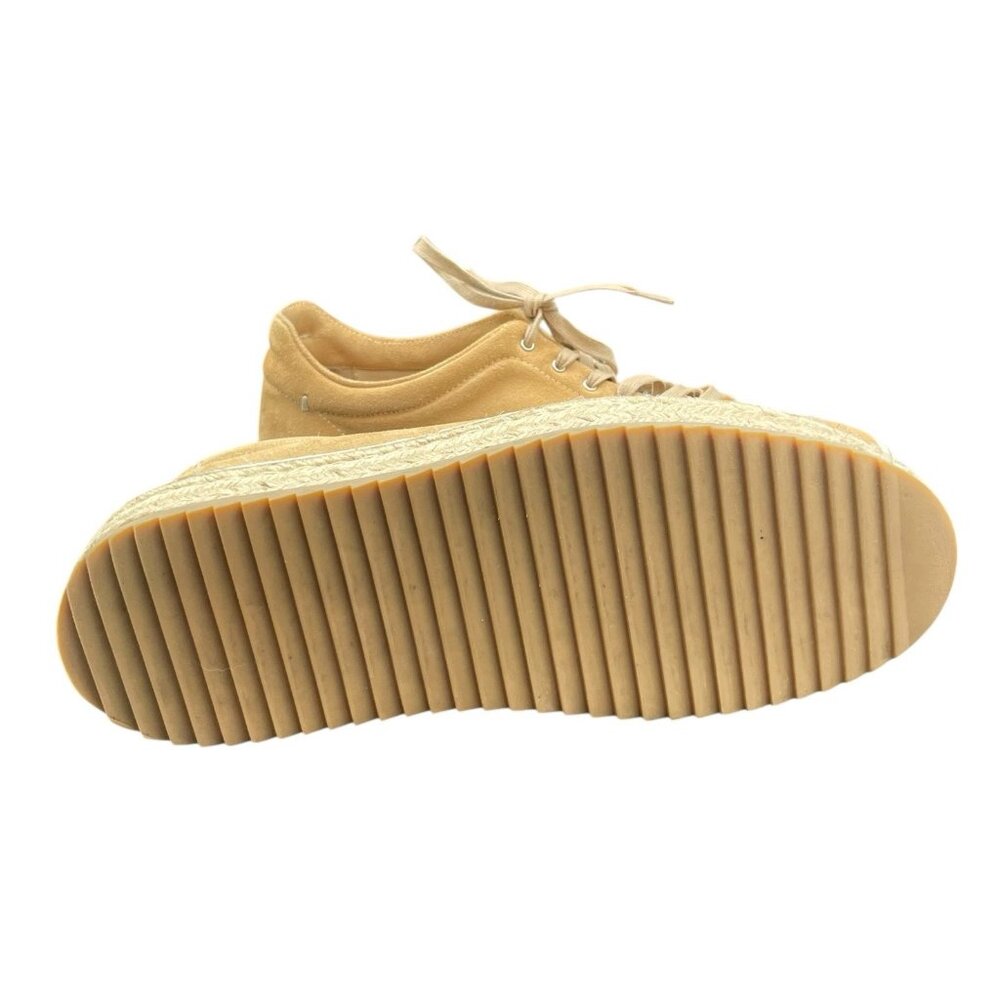 Rag & Bone Kent Platform Espadrille Suede Sneakers Dune Women's 41 US 11 - Picture 6 of 9
